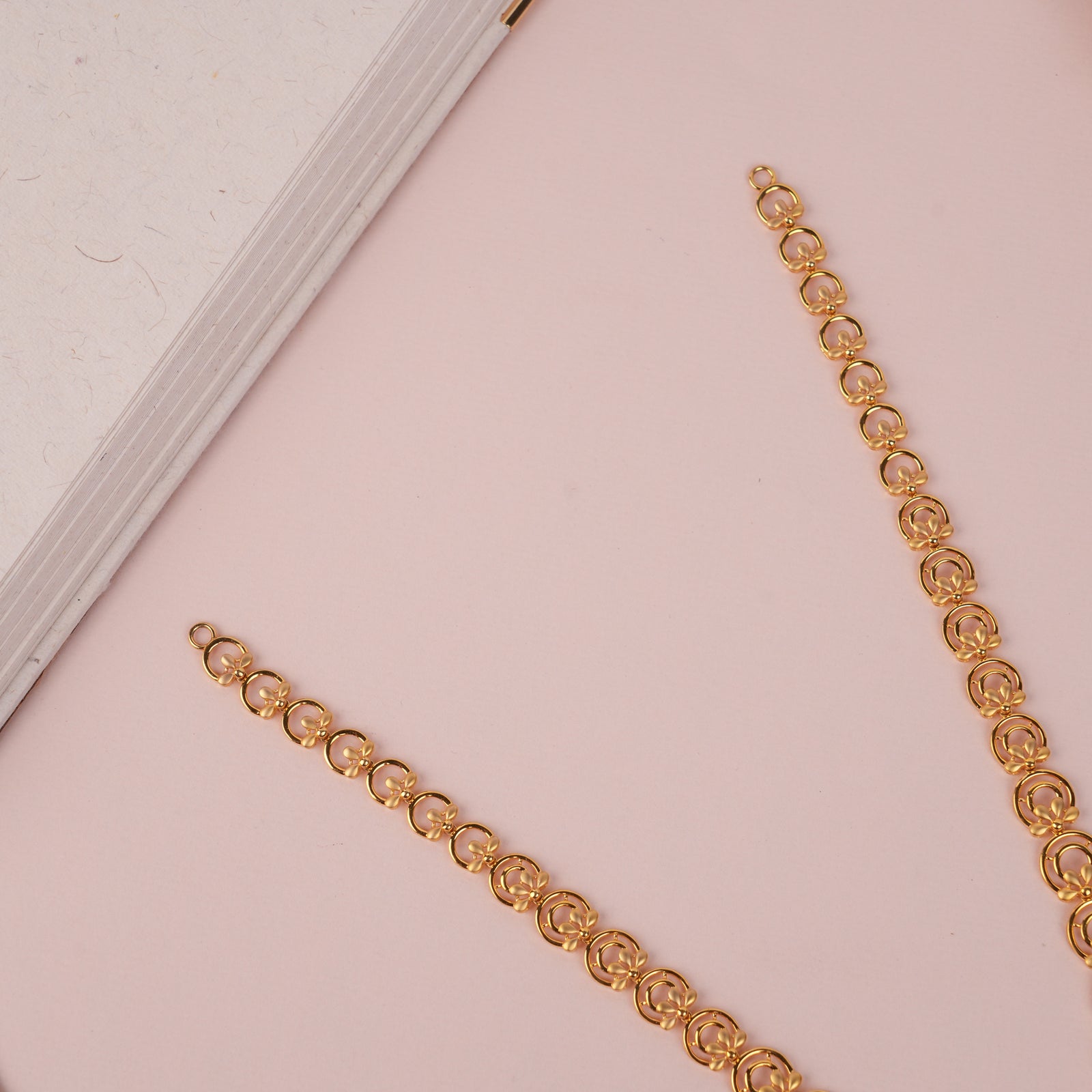 Blossom Floral Casting Pattern Gold Haram