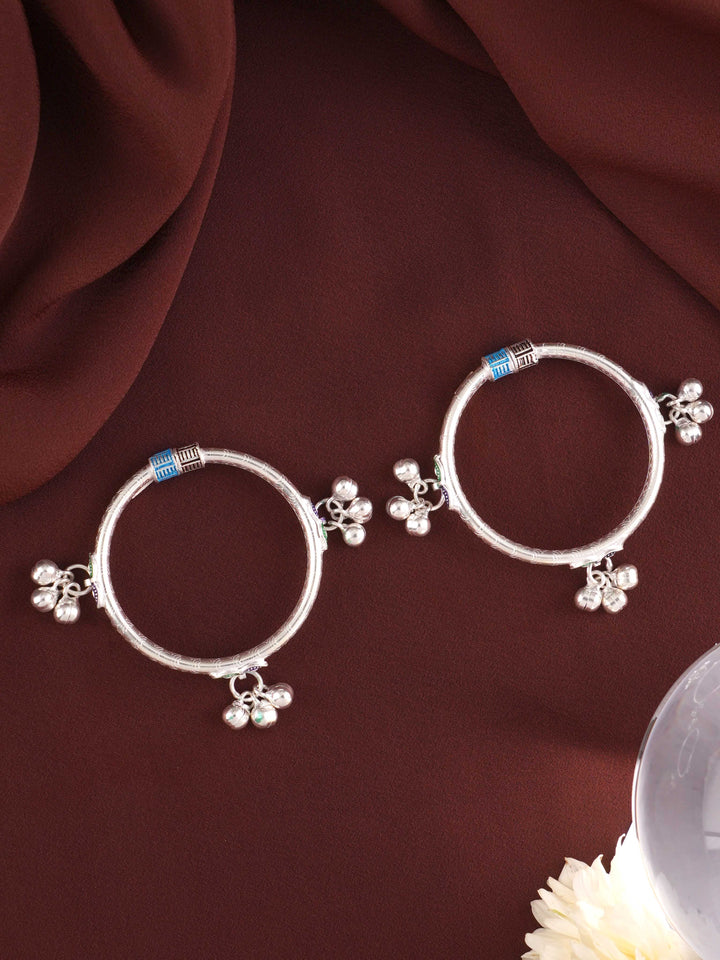 Simple Lining Design Silver Thandai