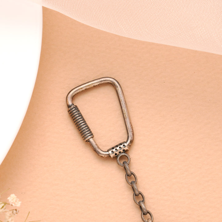 Volkswagen Car Silver Keychain