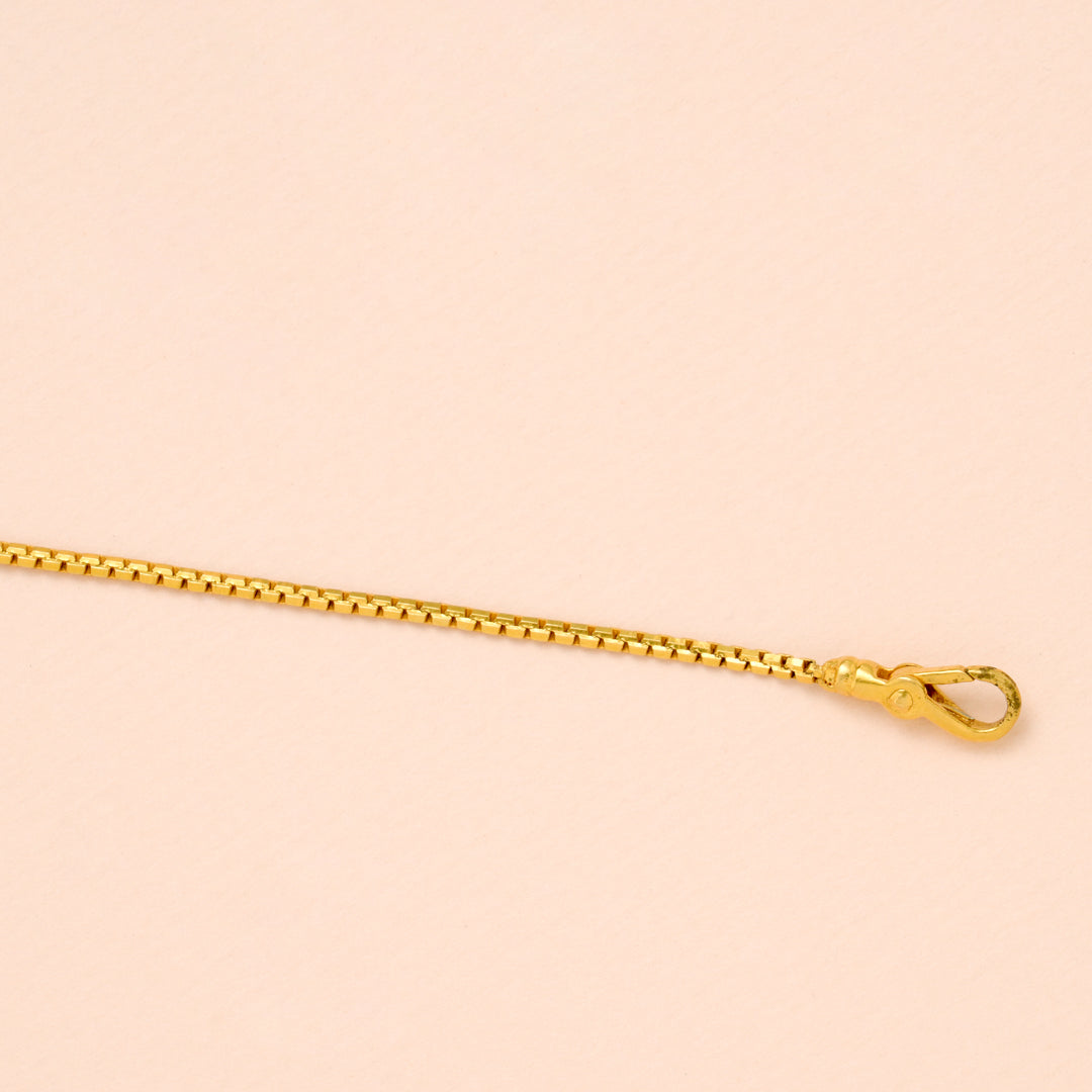 Geometric Shape Multi Stone Gold Bracelet