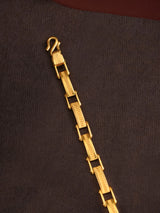 Classic Interlocked Gold Bracelet for Men