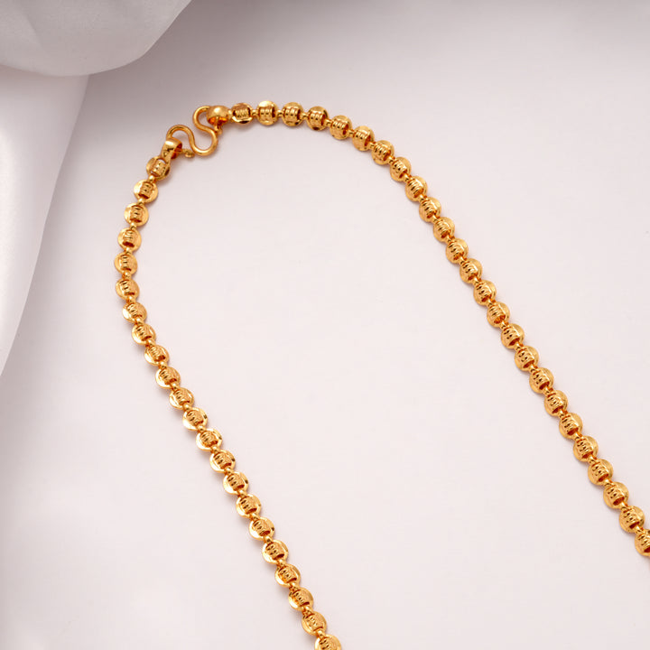 Elegant Golden Ball Design Chain