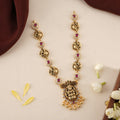 Antique Divine Lakshmi-Peacock Necklace
