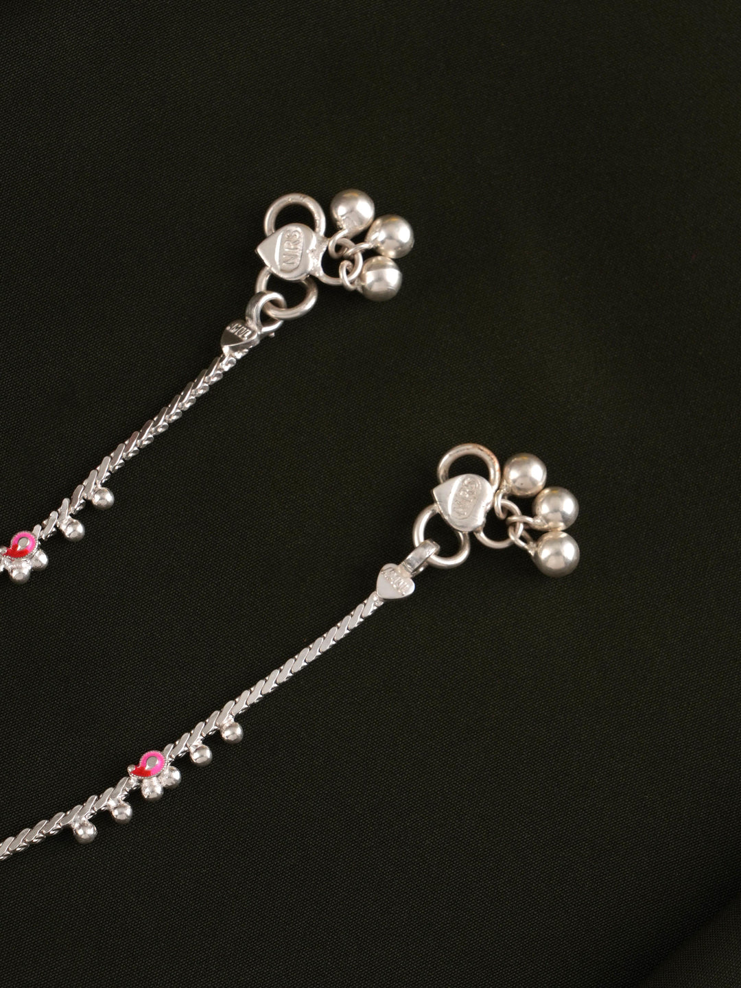 Tara Jhilmil Silver Anklet