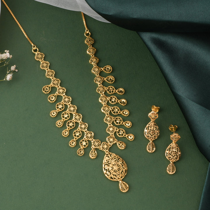 Elegant Dubai Design Necklace Set