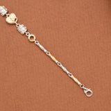 Premium Four Leaf Clover Design Silver Bracelet