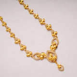 Elegant Leaf Vine Golden Necklace Set