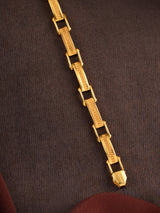 Classic Interlocked Gold Bracelet for Men