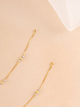 Dual Toned Gold Bead Anklet