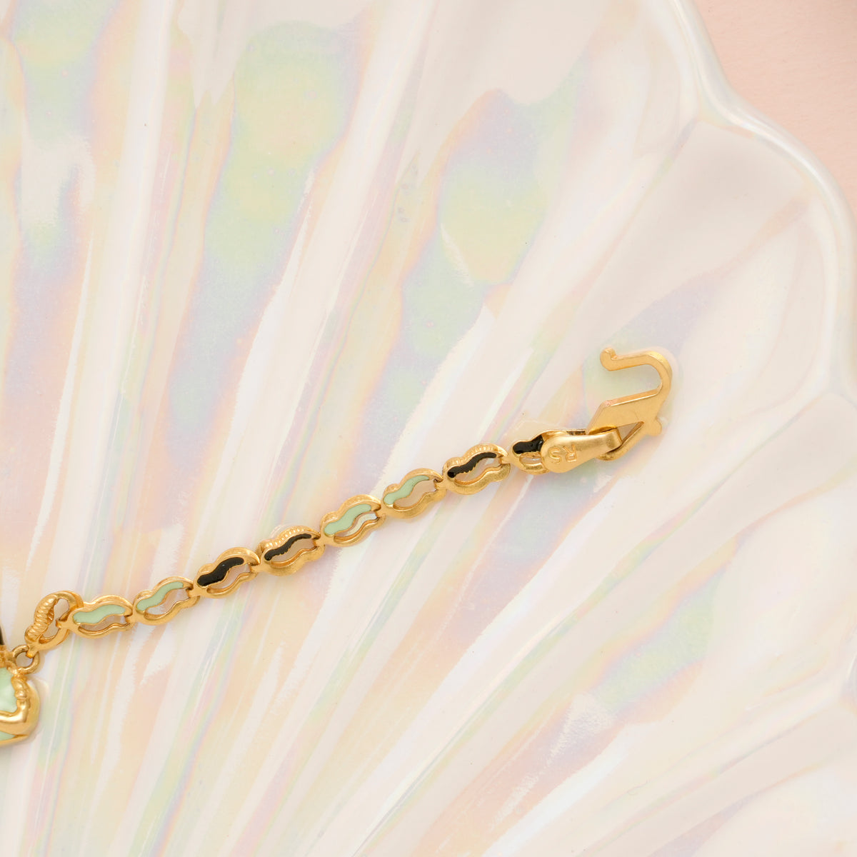 Tiny Lord Krishna Gold Bracelet for Women