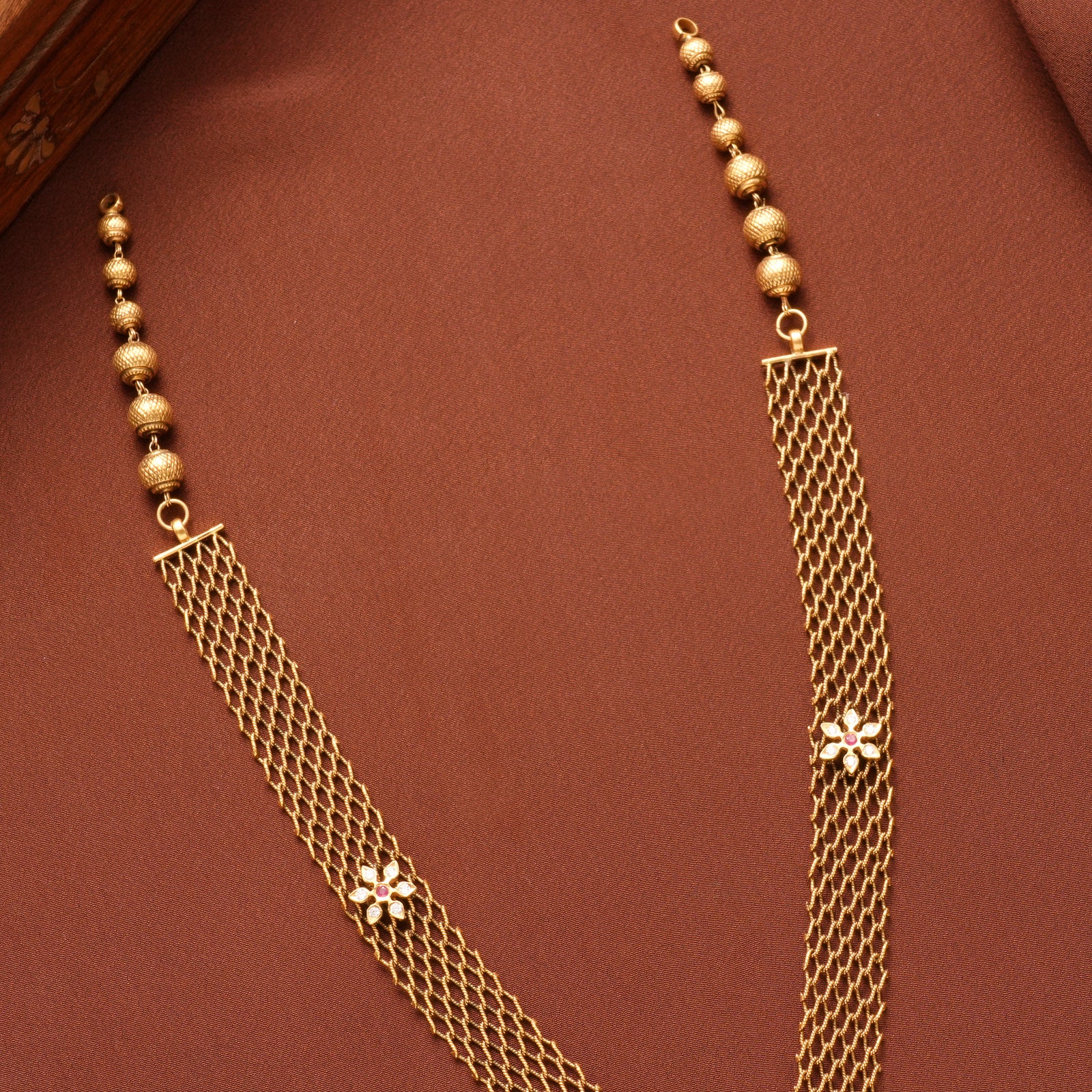 Antique Ramar Lakshman Seetha Gold Haram