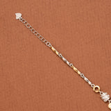 Premium Four Leaf Clover Design Silver Bracelet