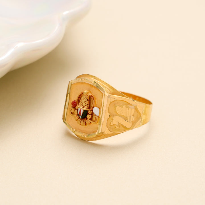 Traditional Tirupati Gents Gold Ring