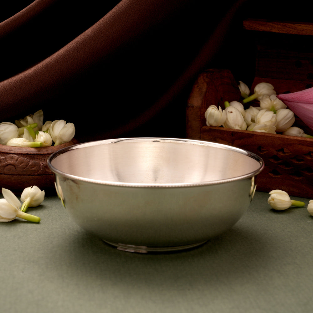 Dainty Collection Silver Baby Bowl