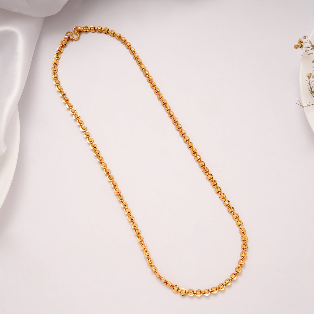 Elegant Golden Ball Design Chain