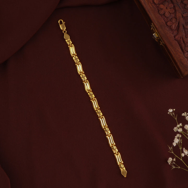 Silver Gold-Plated Men’s Bracelet