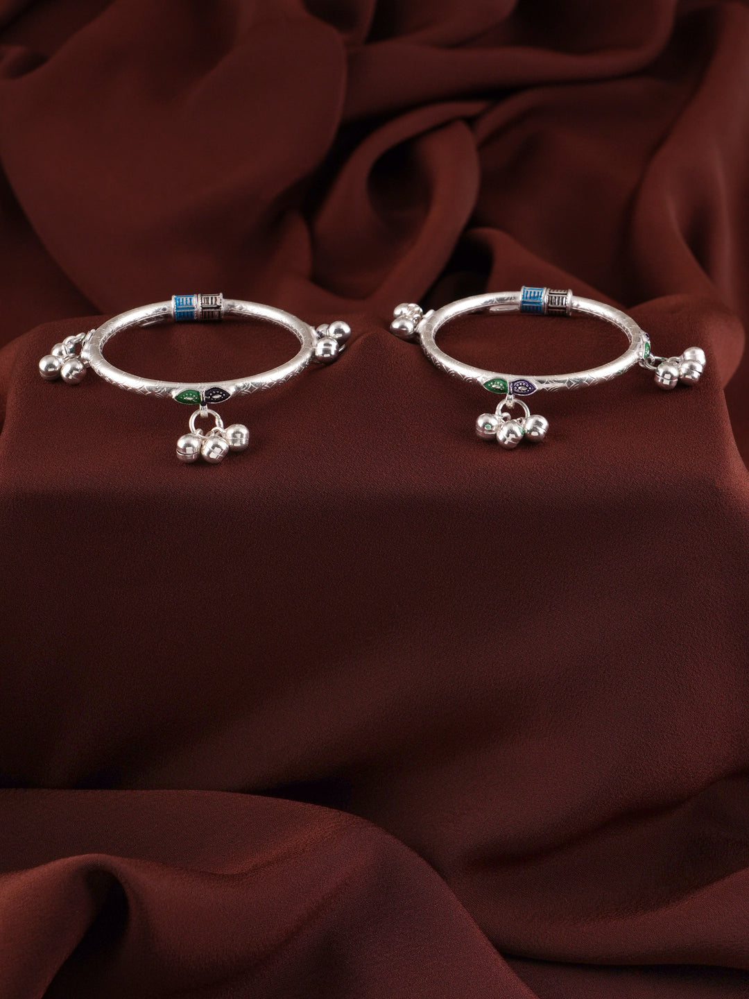 Simple Lining Design Silver Thandai