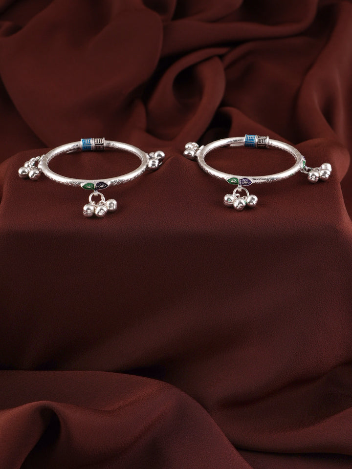 Simple Lining Design Silver Thandai