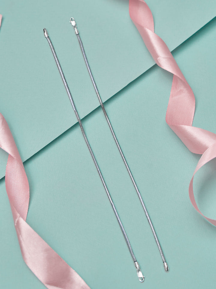 Modern Twist Link Anklet