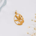 Unique Butterfly Gold Pendant
