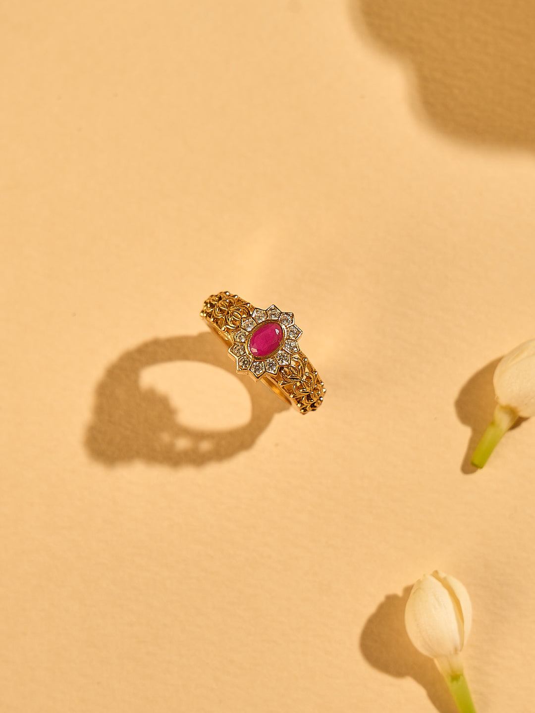 Dazzling Ruby Zircon Ring