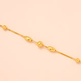 Minimal Gold Ball Bracelet for Women