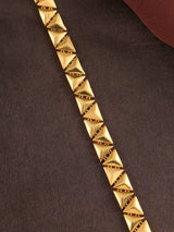 Trendy Triangle Gold Bracelet for Men