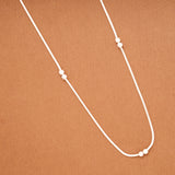 Regal Ball Design Women’s Silver Chain