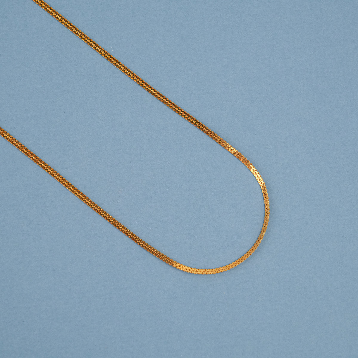 Minimal Snake Design Plain Gold Chain