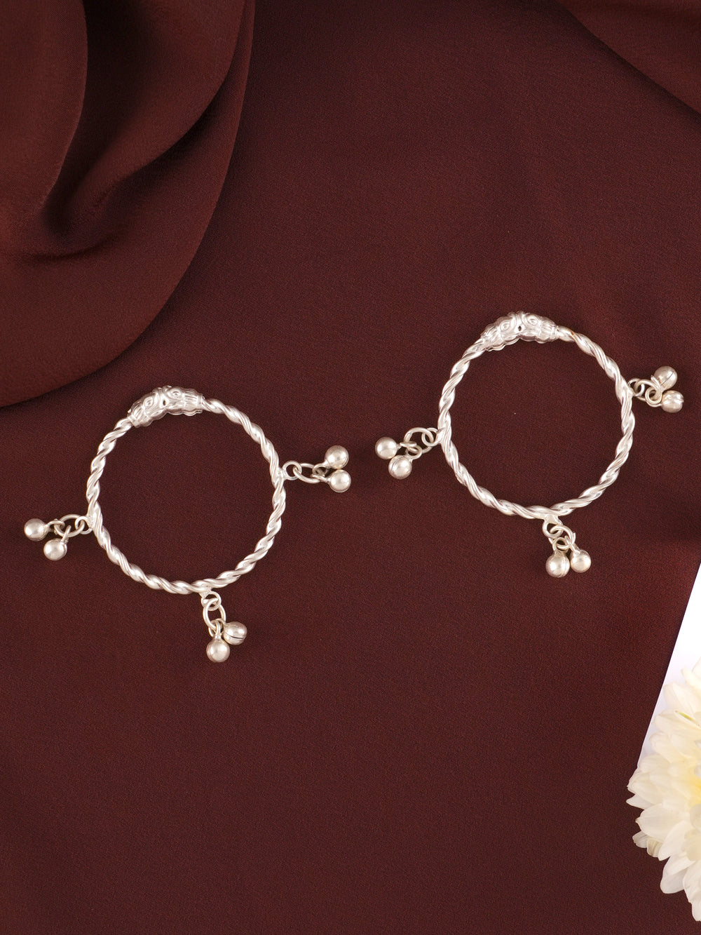 Twisted Rope Silver Baby Thandai