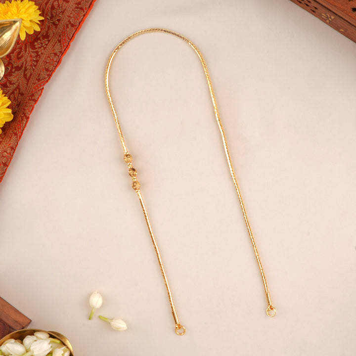 Temple Style Balls Mugappu Chain