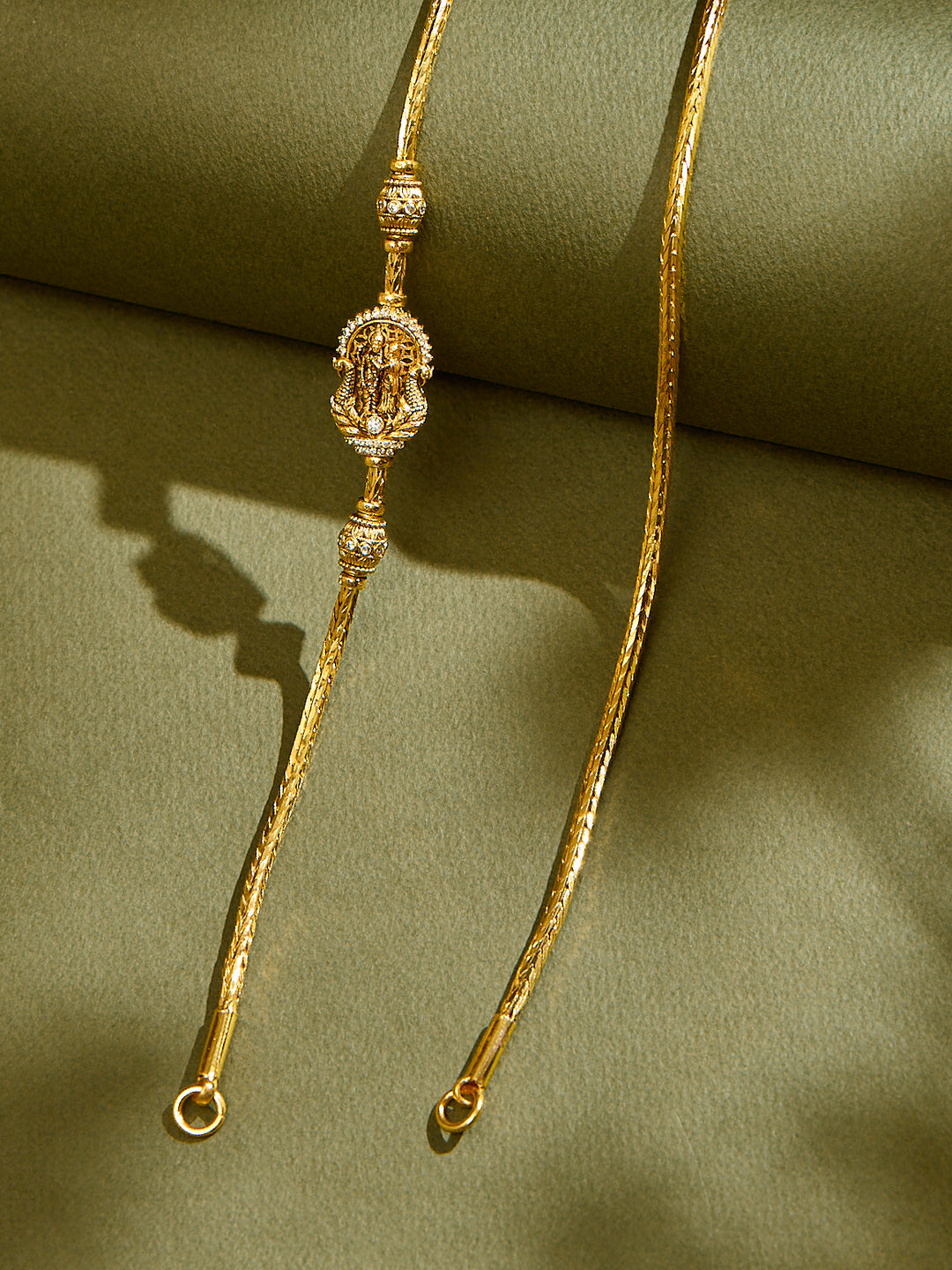 Antique Love Ramar Sita Mugappu Chain