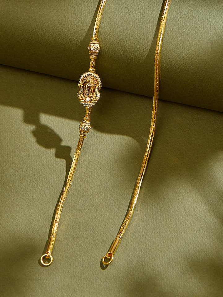 Antique Love Ramar Sita Mugappu Chain