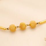 Modern Triple Ball Gold Kada