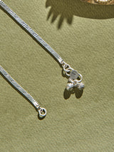White with Ruby Floral Antique Anklet