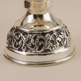Lakshmi Venkateshwara Antique Silver Vilakku