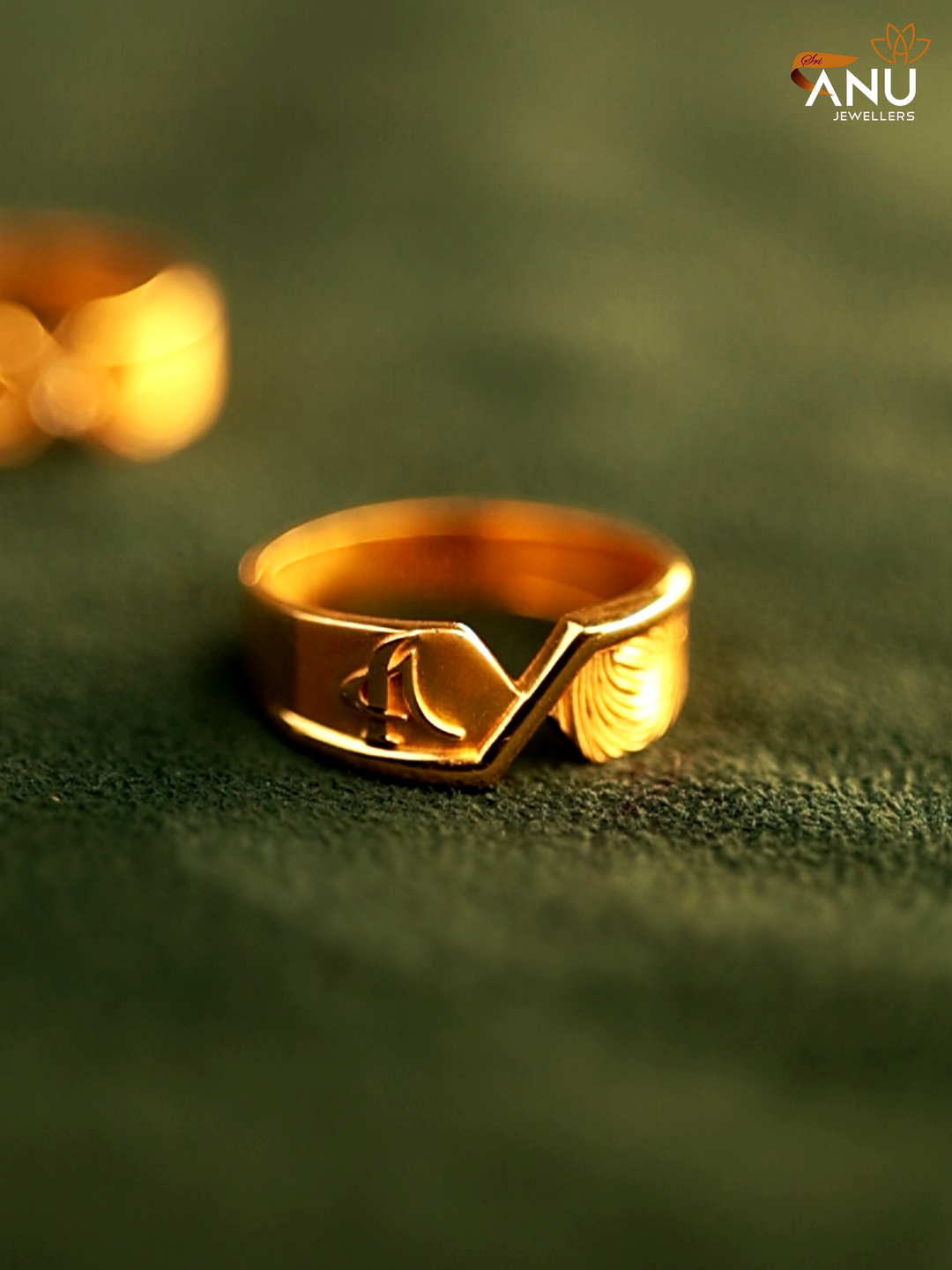 VJ and Fingerprint With Stone Ring