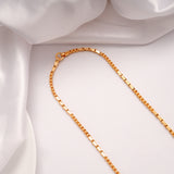 Regal Wheat Textured Golden Chain