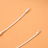 Rainbow Crystal Grace Silver Baby Anklet