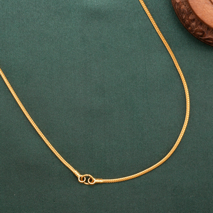 Lakshmi with Balls Mugappu Gold Chain