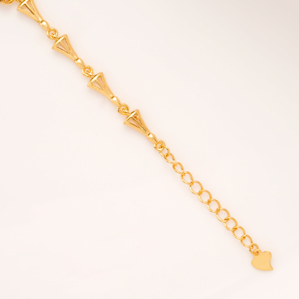 Golden Bloom Charm Bracelet