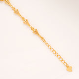 Golden Bloom Charm Bracelet