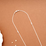 Regal Ball Design Women’s Silver Chain