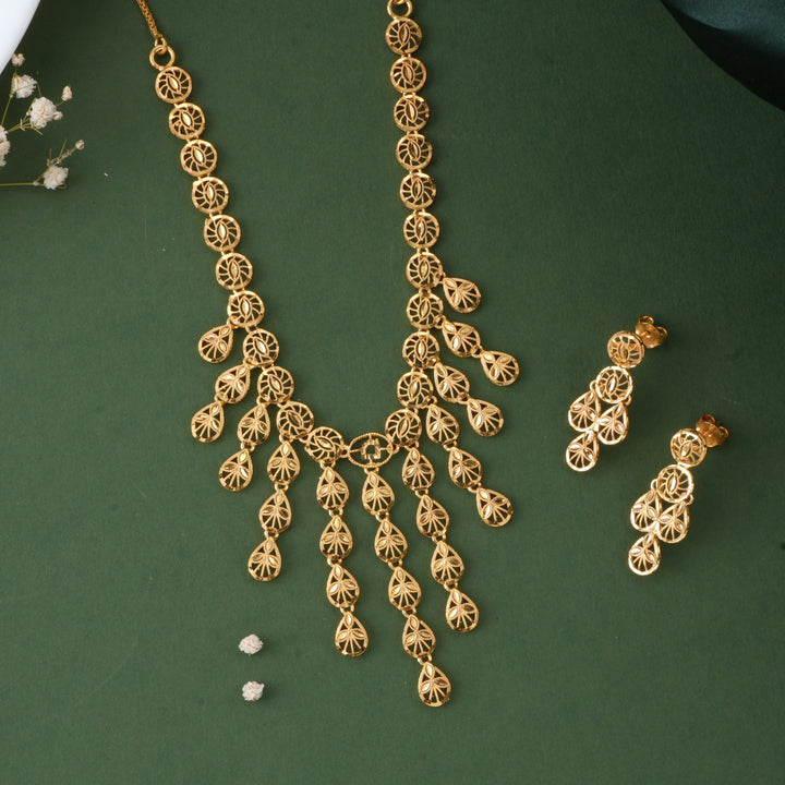 Heavy Bridal Dubai Style Necklace Set