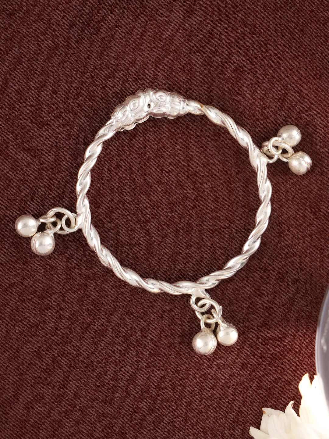 Twisted Rope Silver Baby Thandai