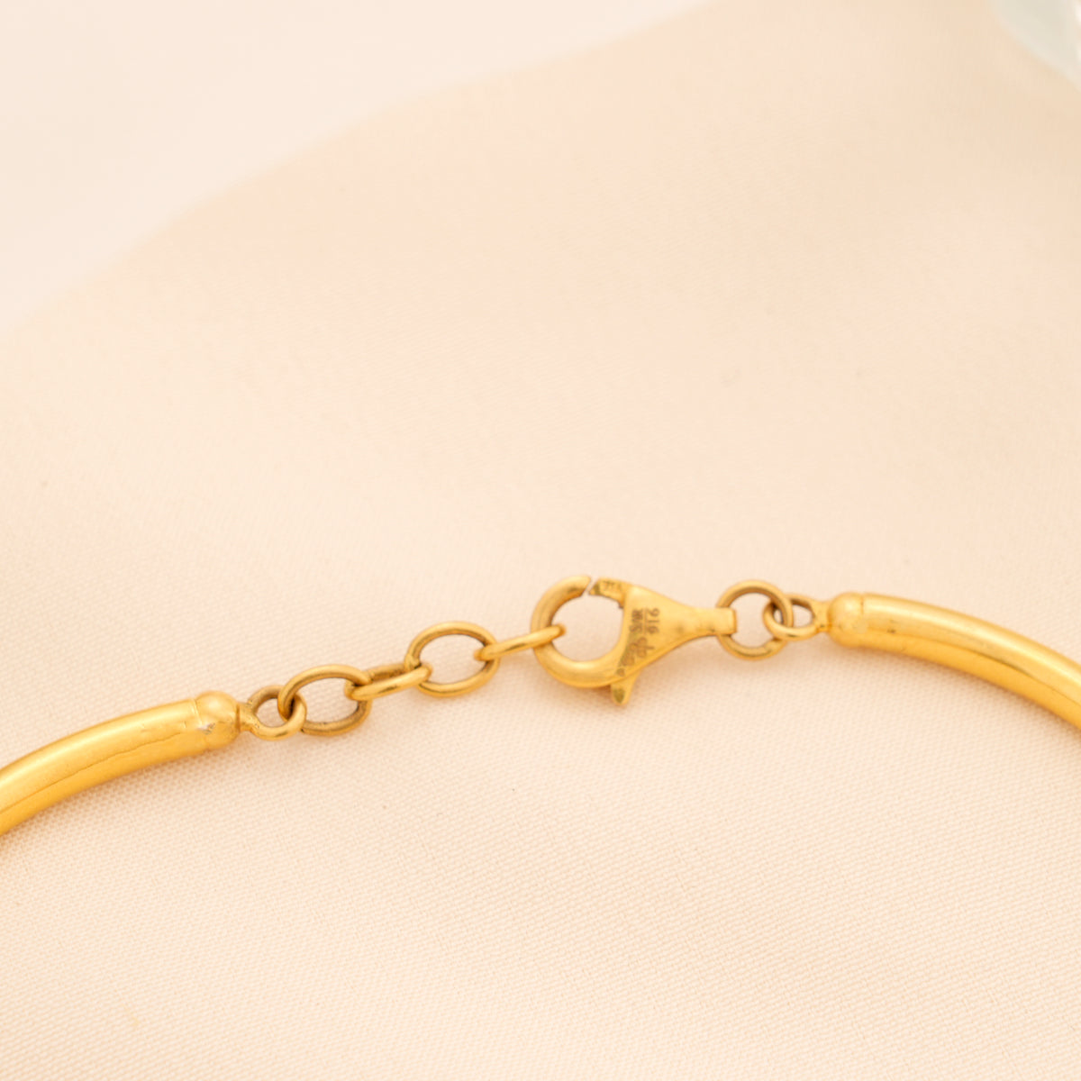 Modern Triple Ball Gold Kada
