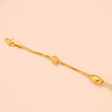 Minimal Gold Ball Bracelet for Women