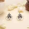 Leaf Square Crown Spark Silver Toe Ring