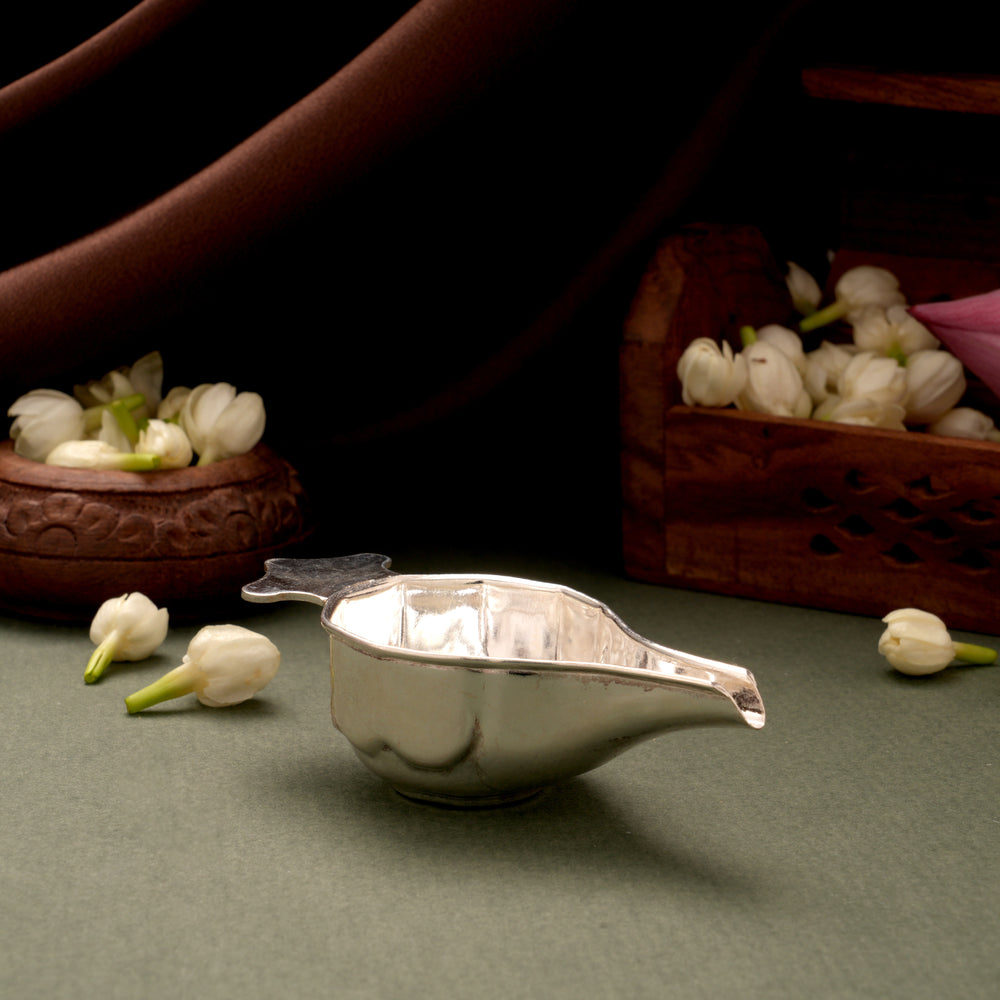 Heritage Silver New Born Baby Feeder Spoon