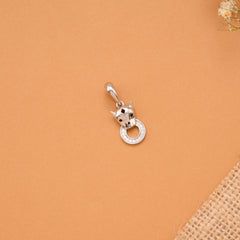 Mystic Cat Hoop Halo Pendant